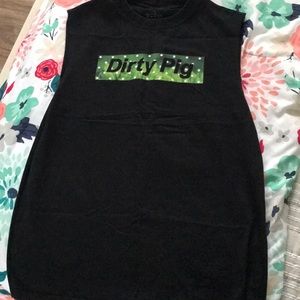 Dirty pig muscle tee